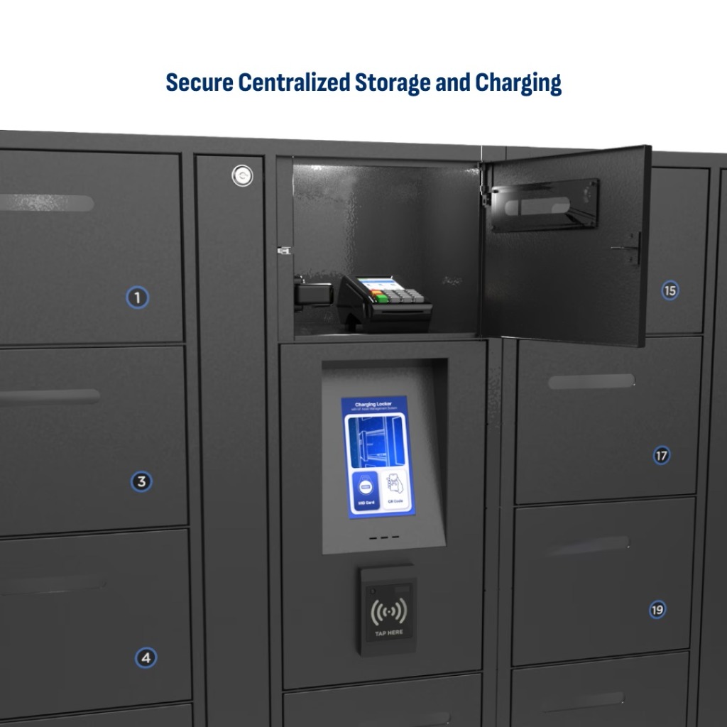 30 Bay Smart Charging Locker - View 4